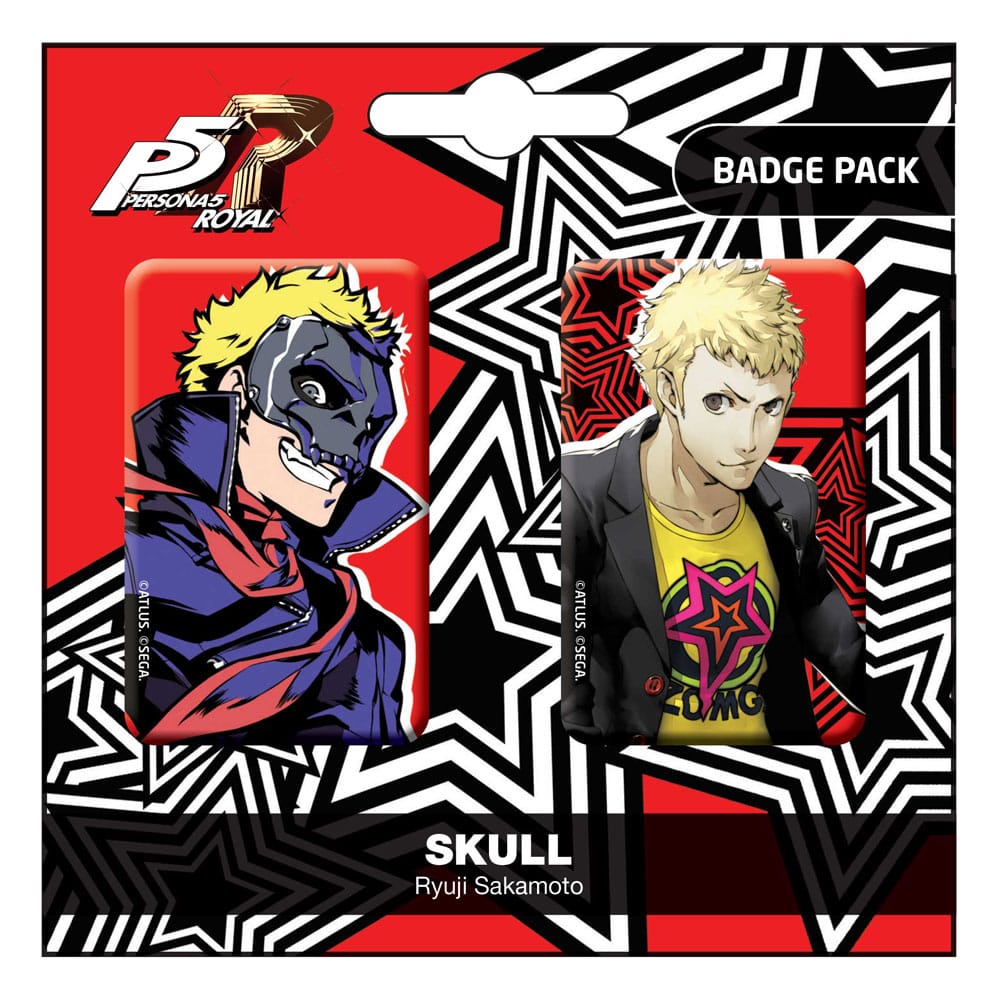 Persona 5 Royal Pin Badges 2-Pack Skull / Ryui Sakamoto Top Merken Winkel